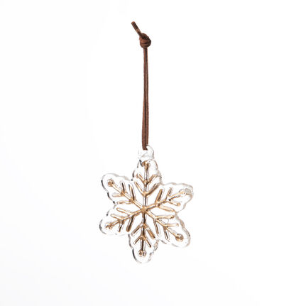 Hengende glass snøkrystall Hengende glass snøkrystall